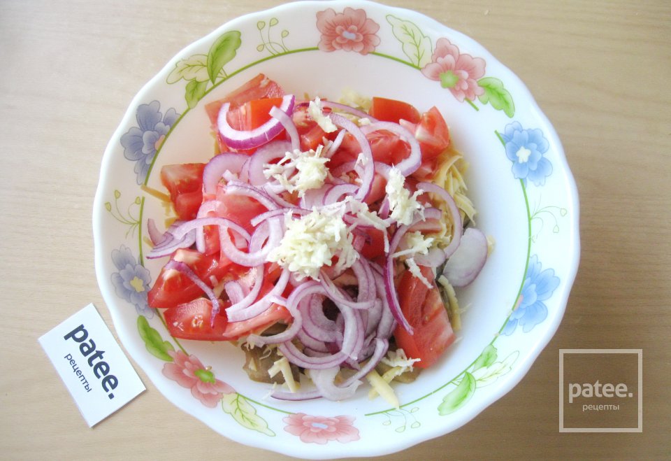 Салат из баклажана с помидором - Шаг 9