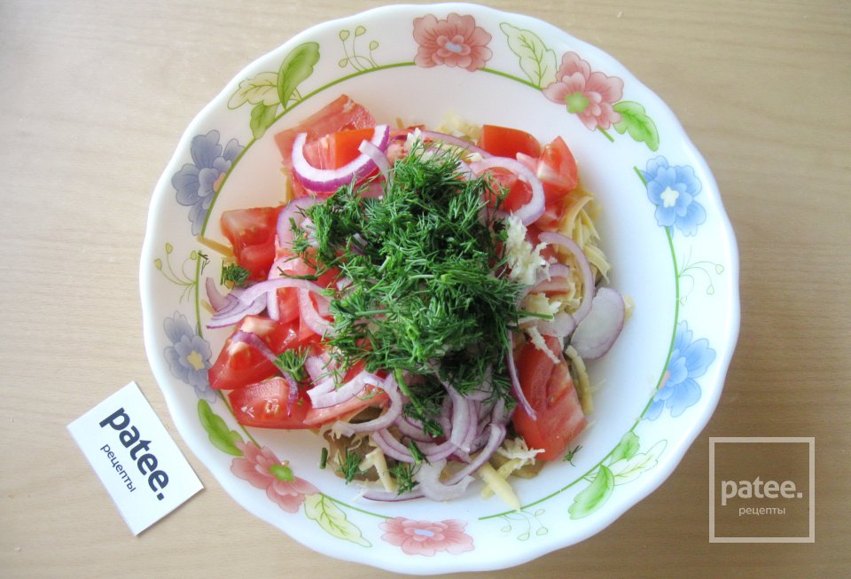 Салат из баклажана с помидором - Шаг 10