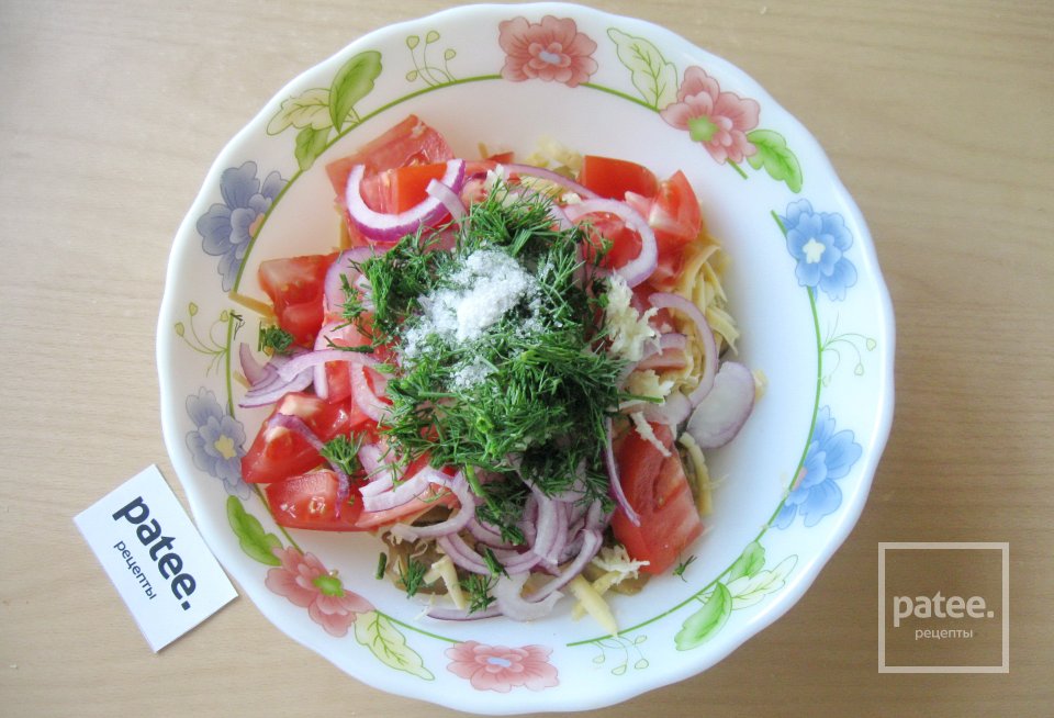 Салат из баклажана с помидором - Шаг 11