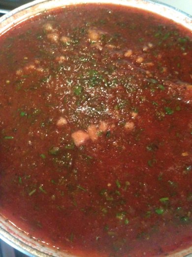 Сацебели - Шаг 3