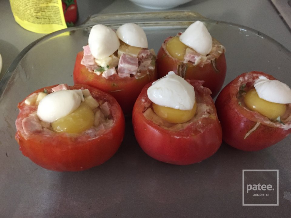 Яичница запечённая в помидоре. - Шаг 3