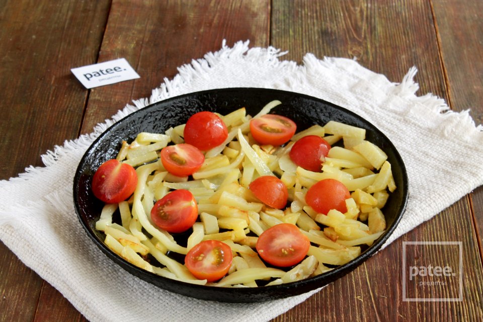 Яичница шакшука с овощами - Шаг 4