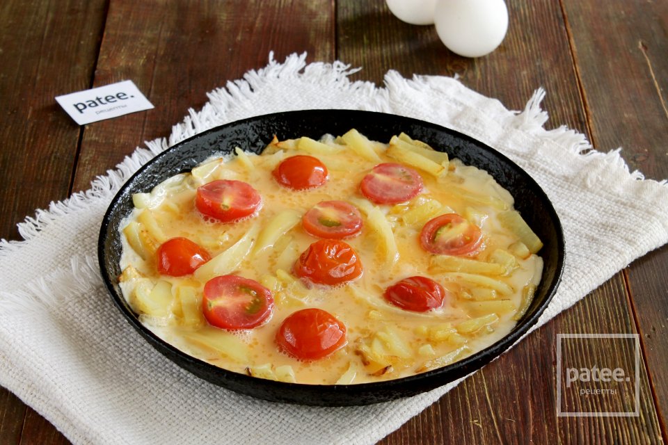 Яичница шакшука с овощами - Шаг 5