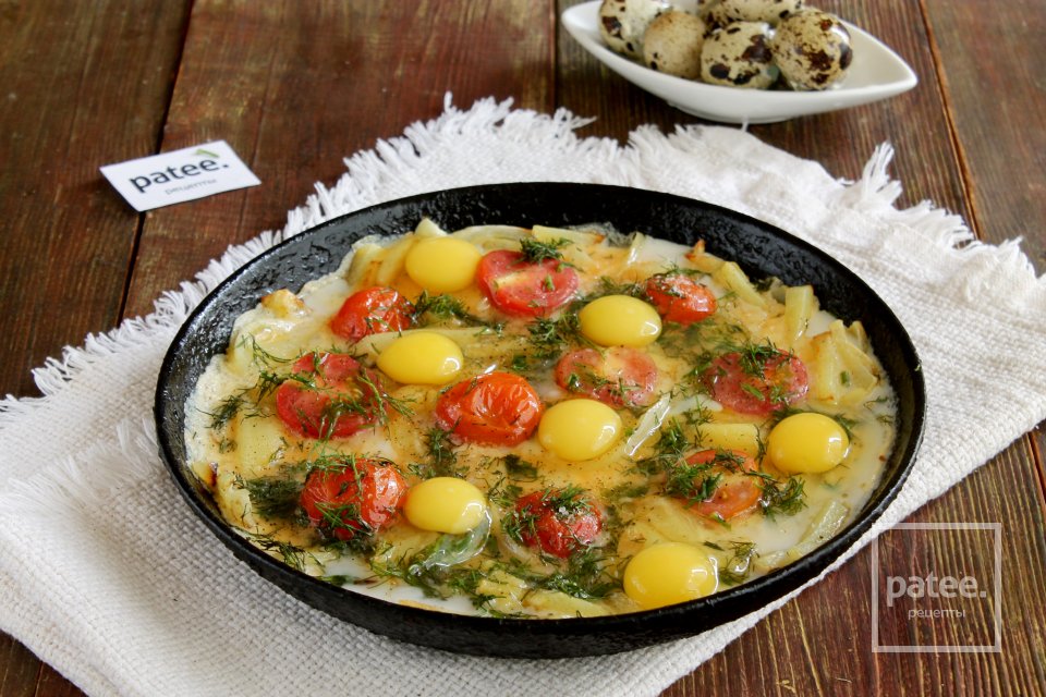 Яичница шакшука с овощами - Шаг 7