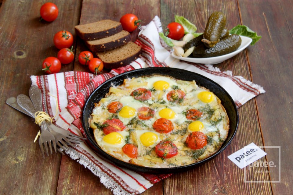 Яичница шакшука с овощами - Шаг 8