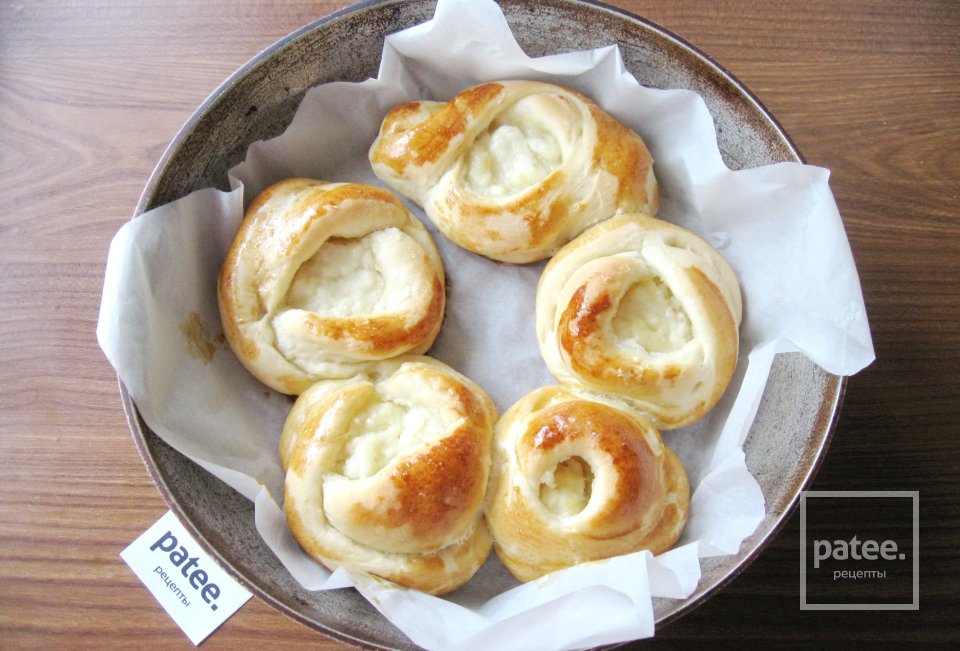 Булочки с творогом - Шаг 12