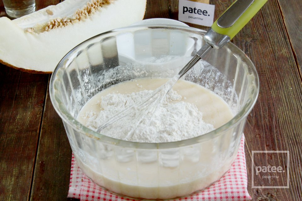 Оладьи с дыней - Шаг 5