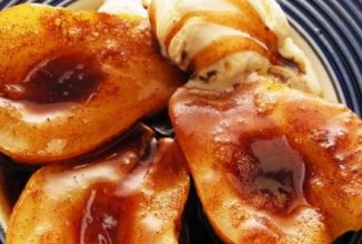 Нежная груша с корицей.