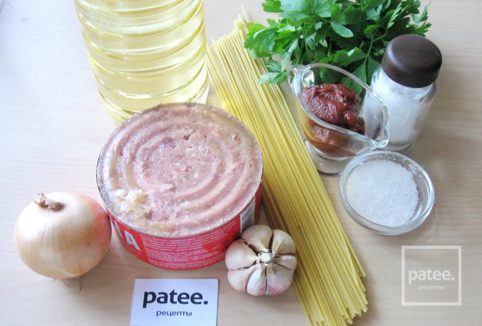 Макароны "По-флотски" с тушенкой - Шаг 1