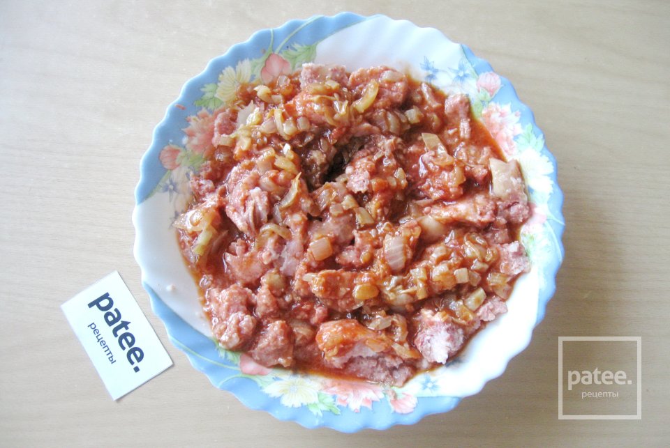 Макароны "По-флотски" с тушенкой - Шаг 9