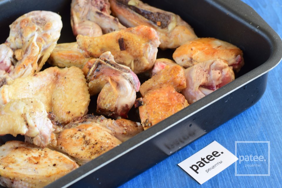 Курица запеченная с лимоном и тимьяном - Шаг 13