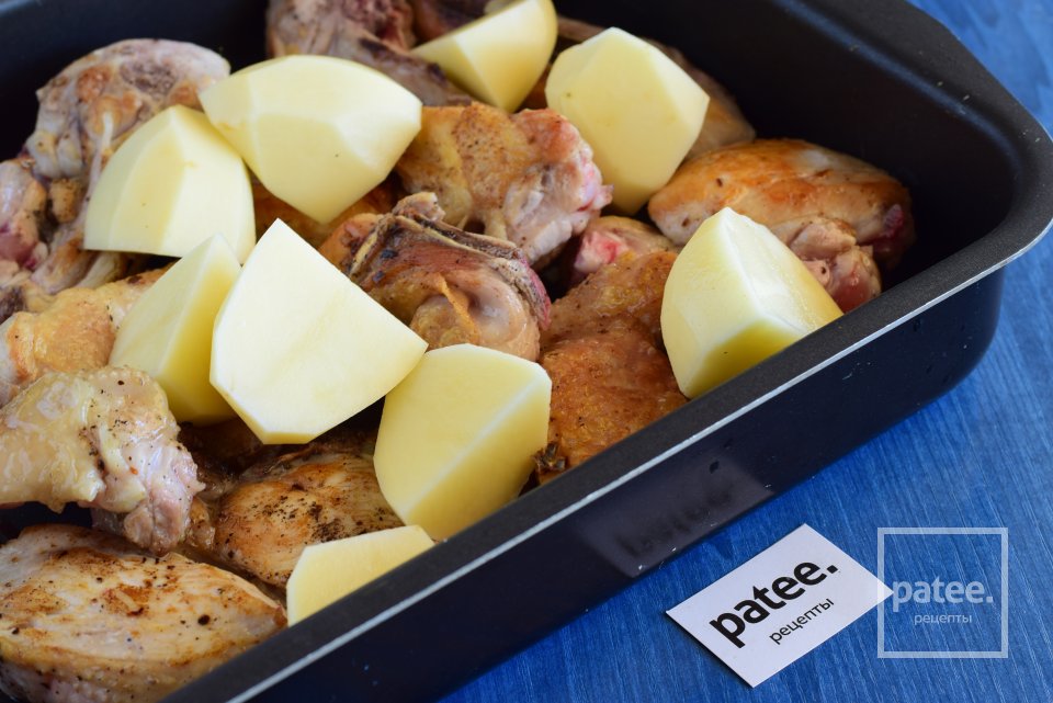 Курица запеченная с лимоном и тимьяном - Шаг 14