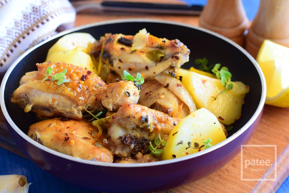 Курица запеченная с лимоном и тимьяном - Шаг 19