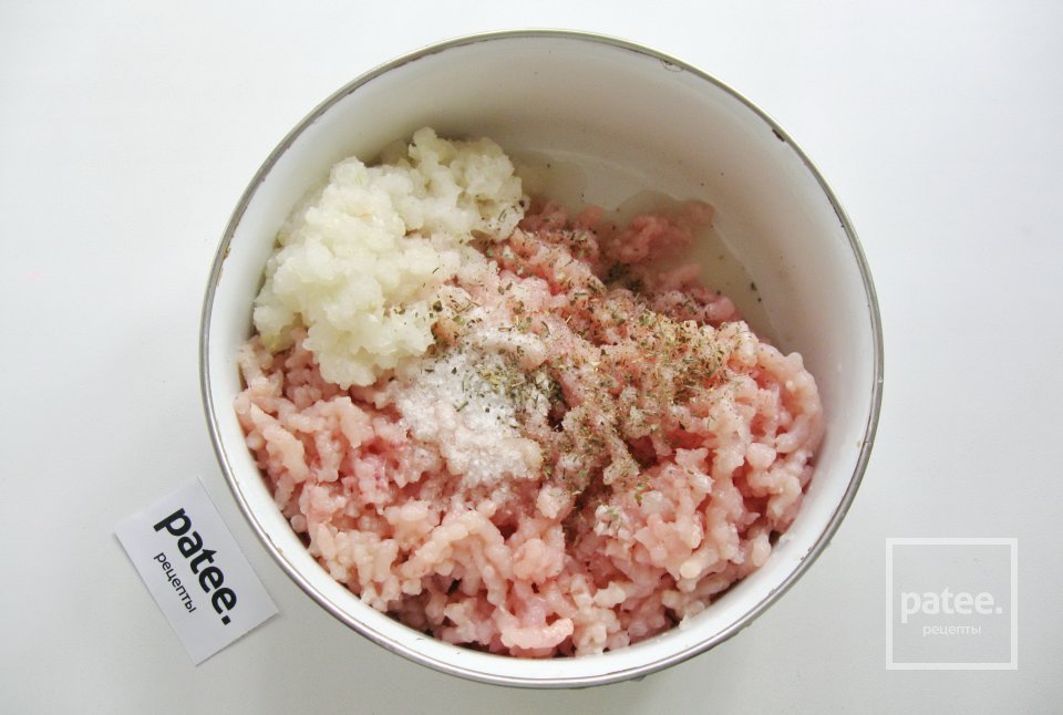 Запеканка из кабачков с овсяными хлопьями и мясными шариками - Шаг 5