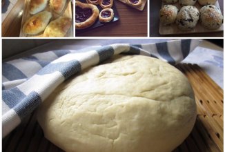 Быстрое Дрожжевое тесто для пирожков, которое всегда получается и не черствеет