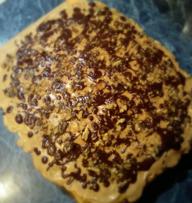 Торт "Воздушный сникерс" с вкусным кремом. - Шаг 5