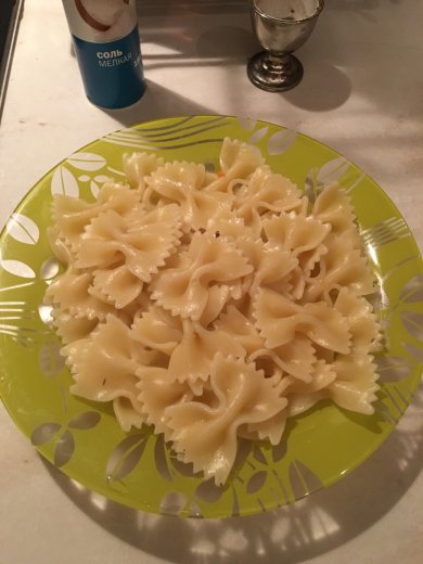 Паста фарфалле в сливочном соусе с курочкой. 😋🍝 - Шаг 6