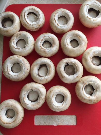 Фаршированные шампиньоны - Шаг 1