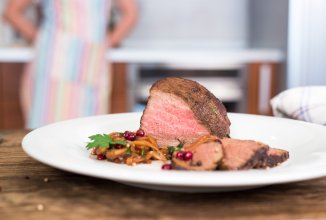 Ростбиф, маринованный в соевом соусе