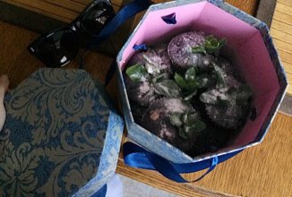 Кексы с черникой и белым шоколадом