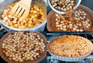 Шоколадный тарт с фундуком