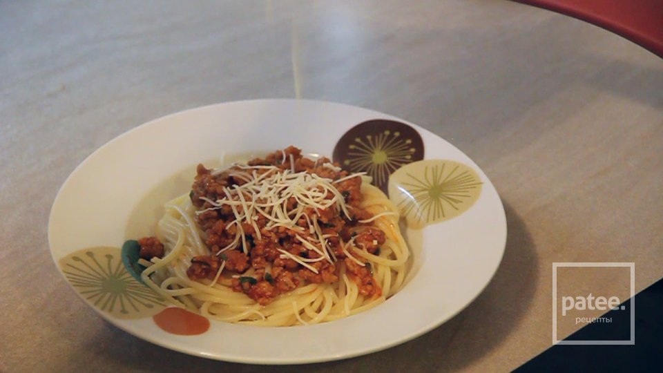 Спагетти под соусом а ля Болоньезе - Шаг 13
