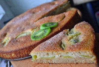 Фруктовый пирог с киви