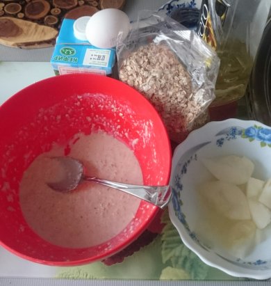 Дынные оладушки ПП - Шаг 1