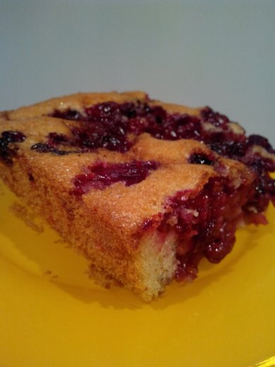 Бруснично-вишнёвый пирог. - Шаг 1