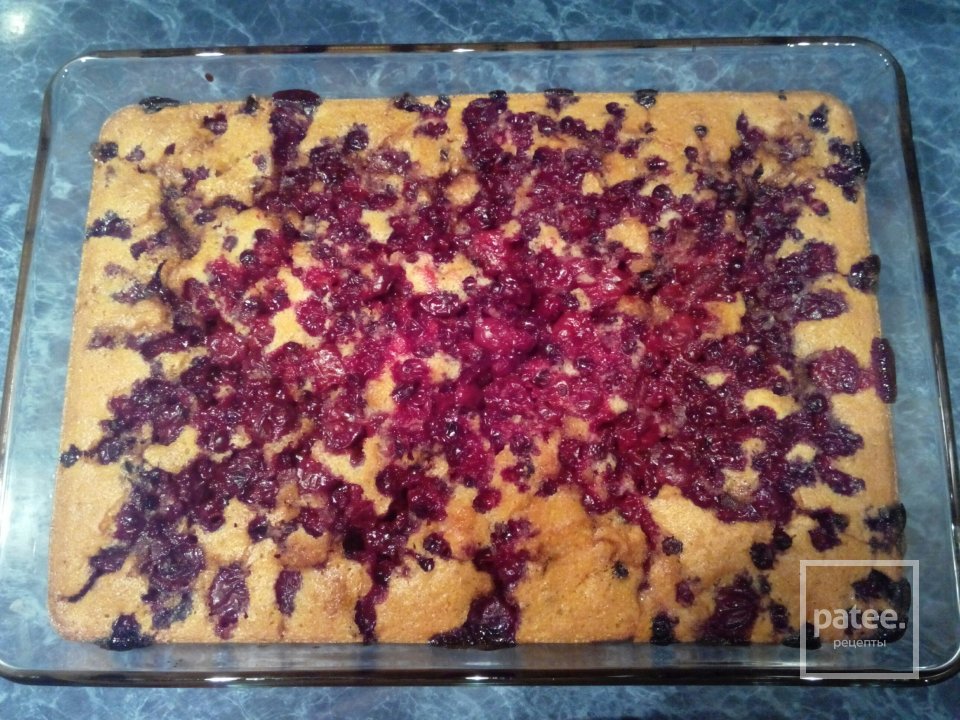 Бруснично-вишнёвый пирог. - Шаг 2