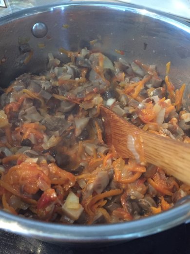 Грибная икра из опят - Шаг 5