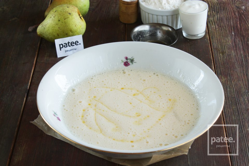 Быстрый пирог с грушами - Шаг 4