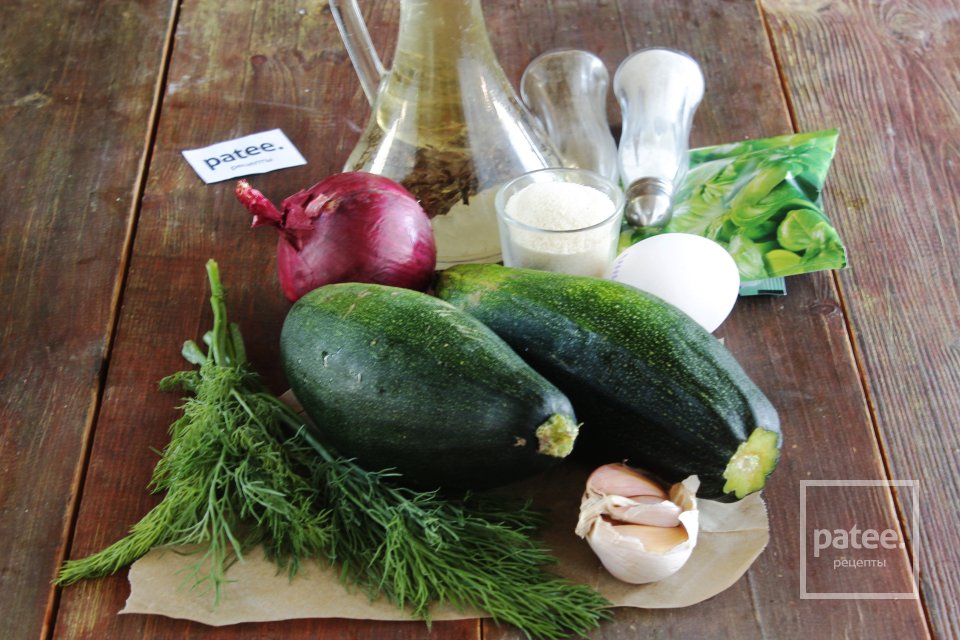 Кабачковые оладьи - Шаг 1