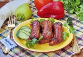 Свиные ребра по-канадски