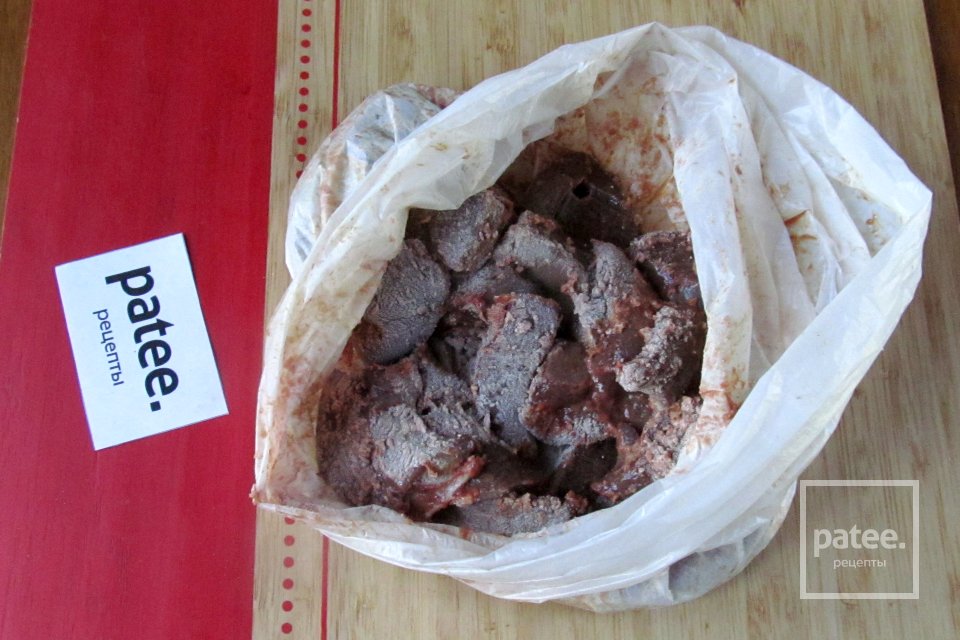 Тушеная картошка с печенью в мультиварке - Шаг 3