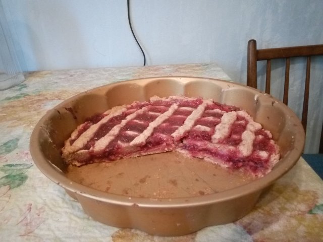 Песочный пирог с ягодной начинкой "Корзиночка"