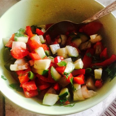 Брускетта с сыром Фета - Шаг 2