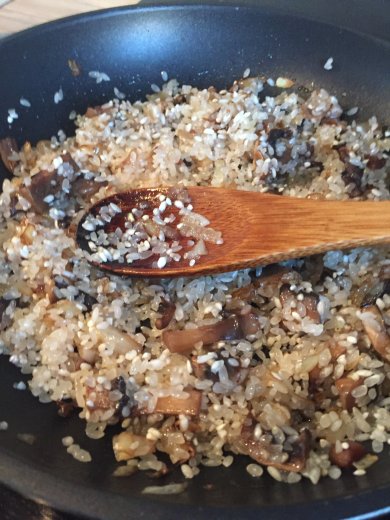 Рис с грибами в сливочном соусе - Шаг 2