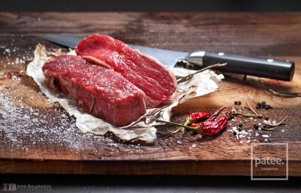 Салат с ростбифом - Шаг 1