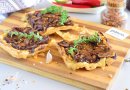 Тарт с карамелизированным луком и шампиньонами