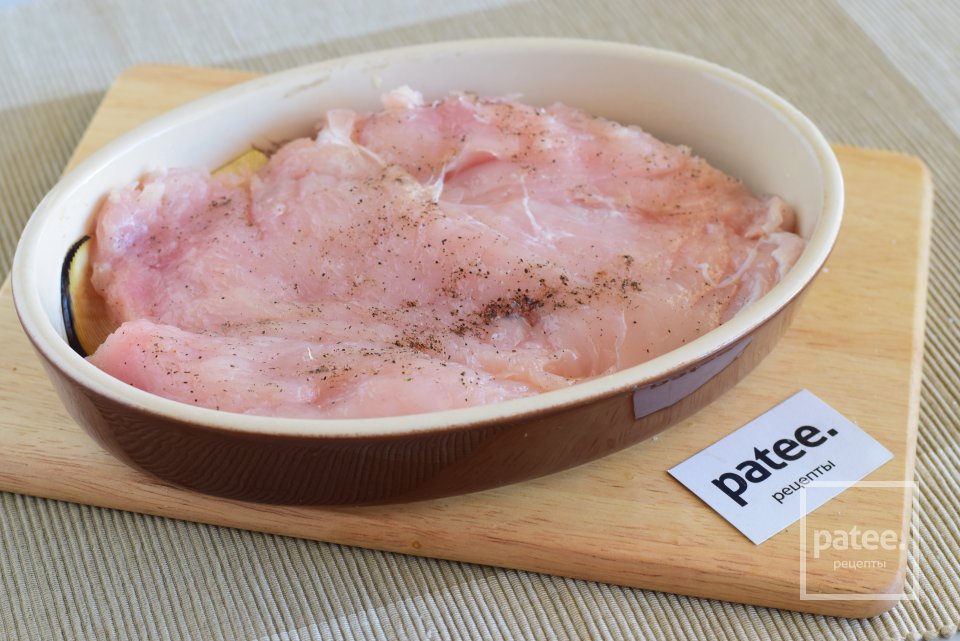 Куриная грудка, запеченная с томатами и баклажанами - Шаг 7