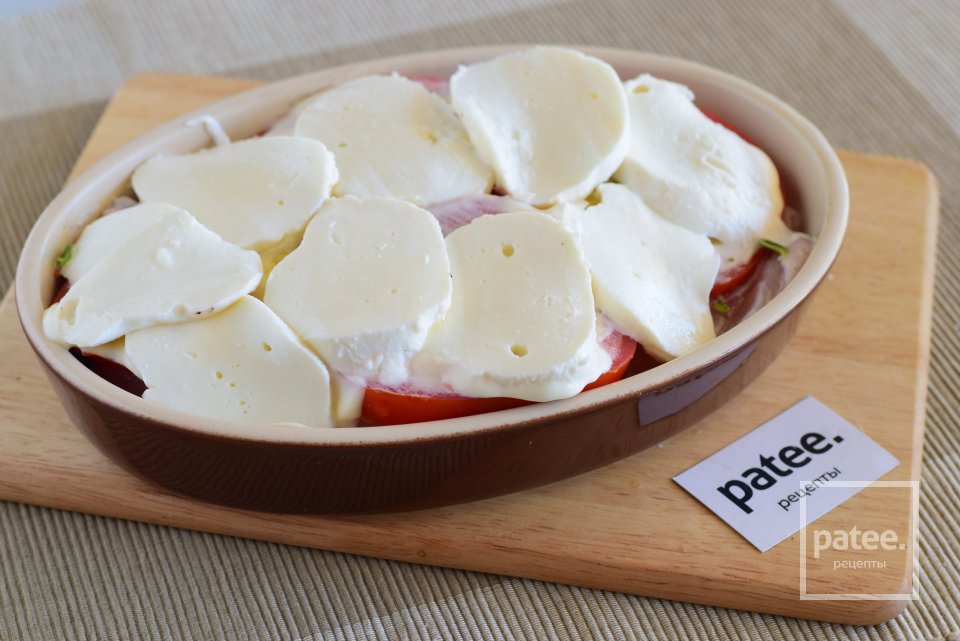 Куриная грудка, запеченная с томатами и баклажанами - Шаг 12