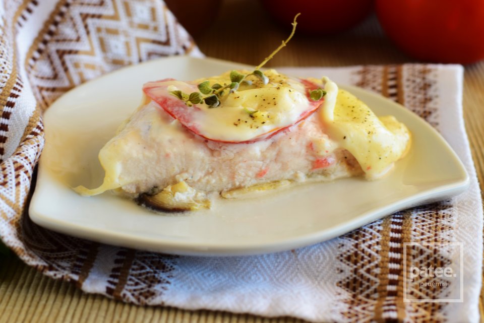 Куриная грудка, запеченная с томатами и баклажанами - Шаг 14