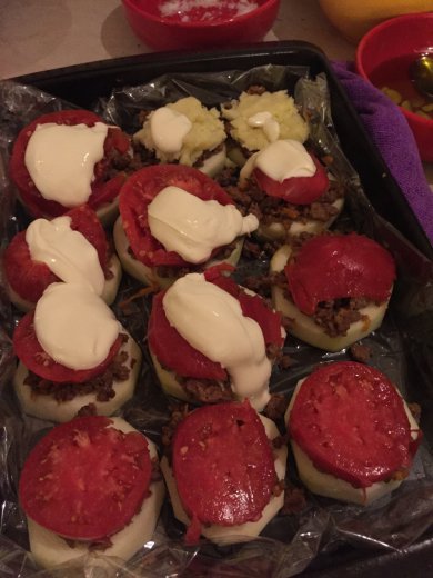 Кабачки с фаршем в духовке - Шаг 3