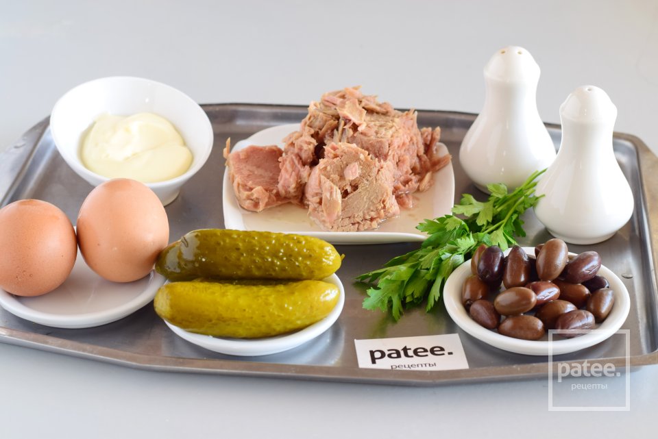 Бутербродный спред с тунцом - Шаг 1