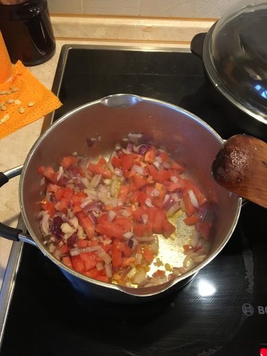 Томатное ризотто с сыром🧀 - Шаг 2