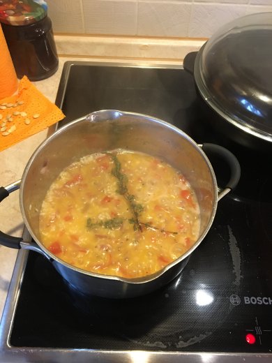 Томатное ризотто с сыром🧀 - Шаг 4