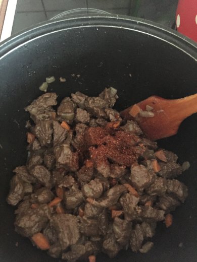 Бограч-венгерский гуляш из говядины - Шаг 7