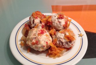 Куриные митболы с рисом