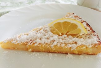 Лимонное пирожное